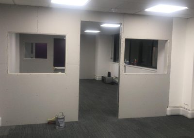 Some small Office walls before plastering